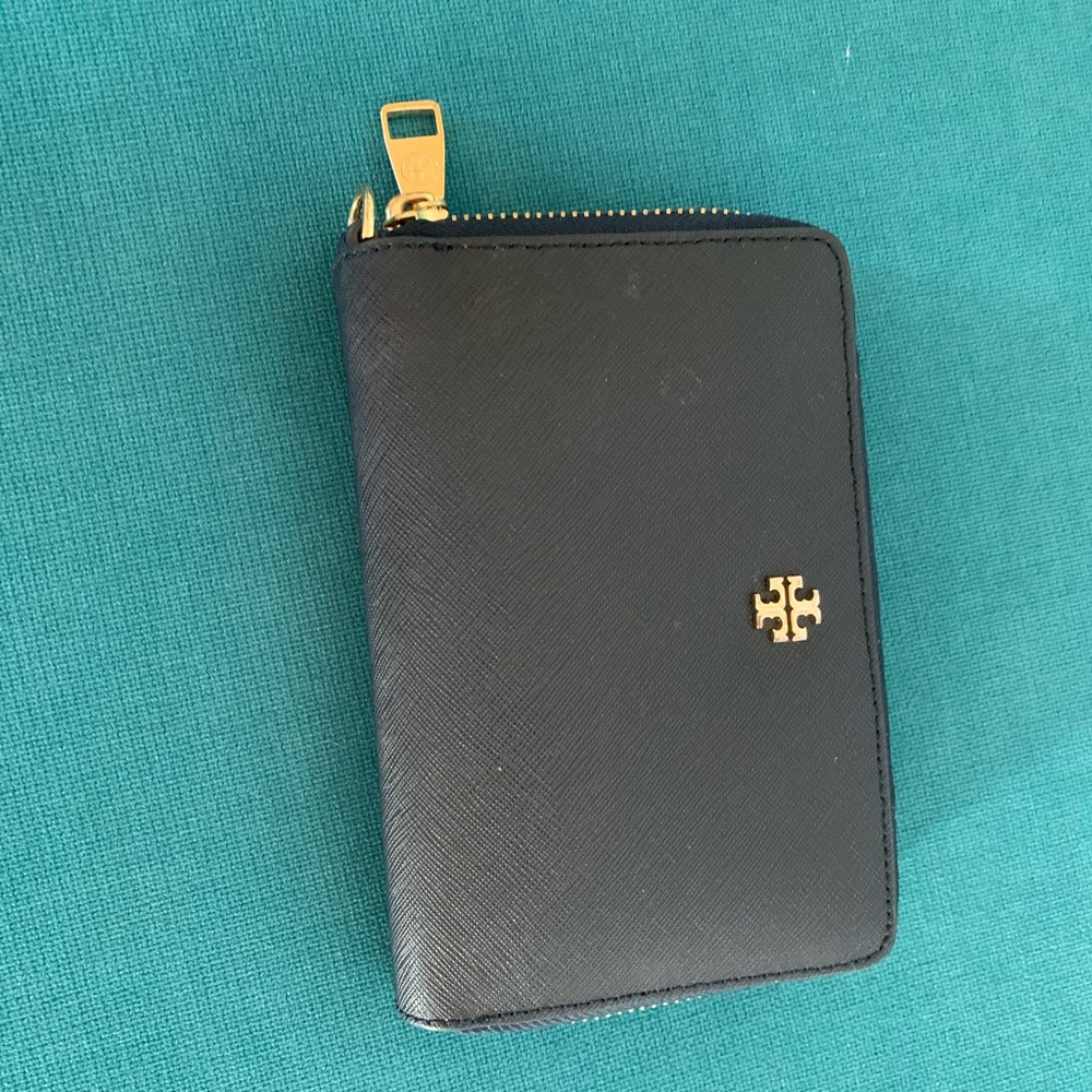 Blue Tory Burch Wallet Clutch